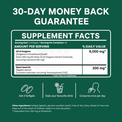 Oil Of Oregano Softgels